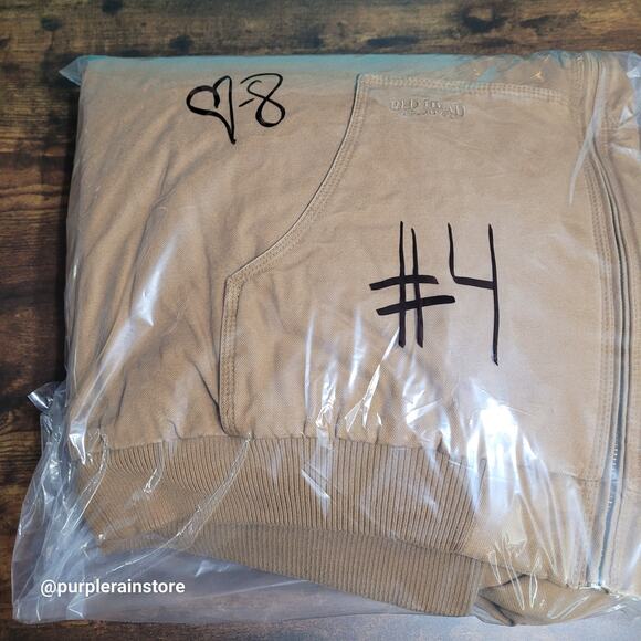 Vtg Red Head Brand Co Canvas Duck Jacket 2XLT Hooded Golden Brown Streetwear - Picture 13 of 13